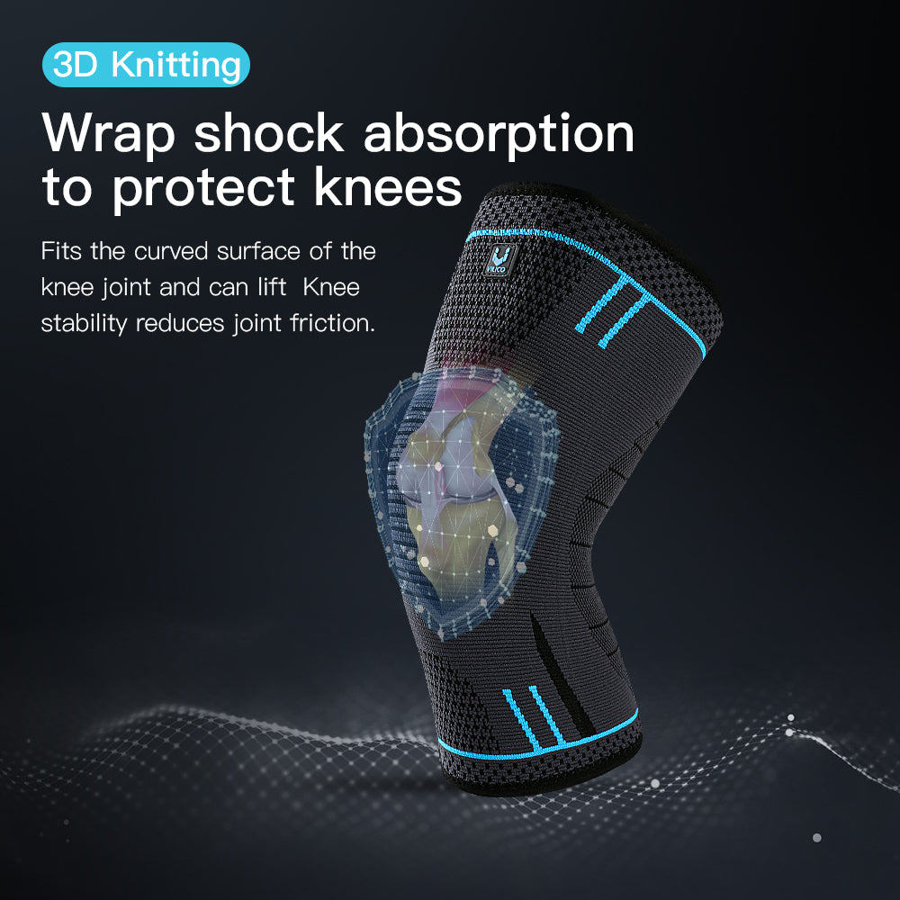 Compression Knee Support Sleeve Elastic Breathable Knee Pads