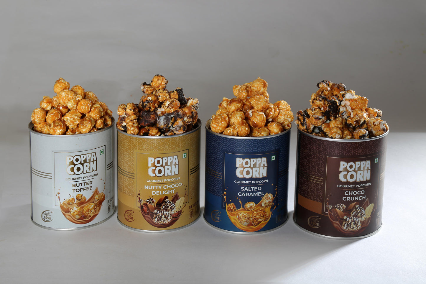 Gourmet Salted Caramel popcorn , Tin-130g