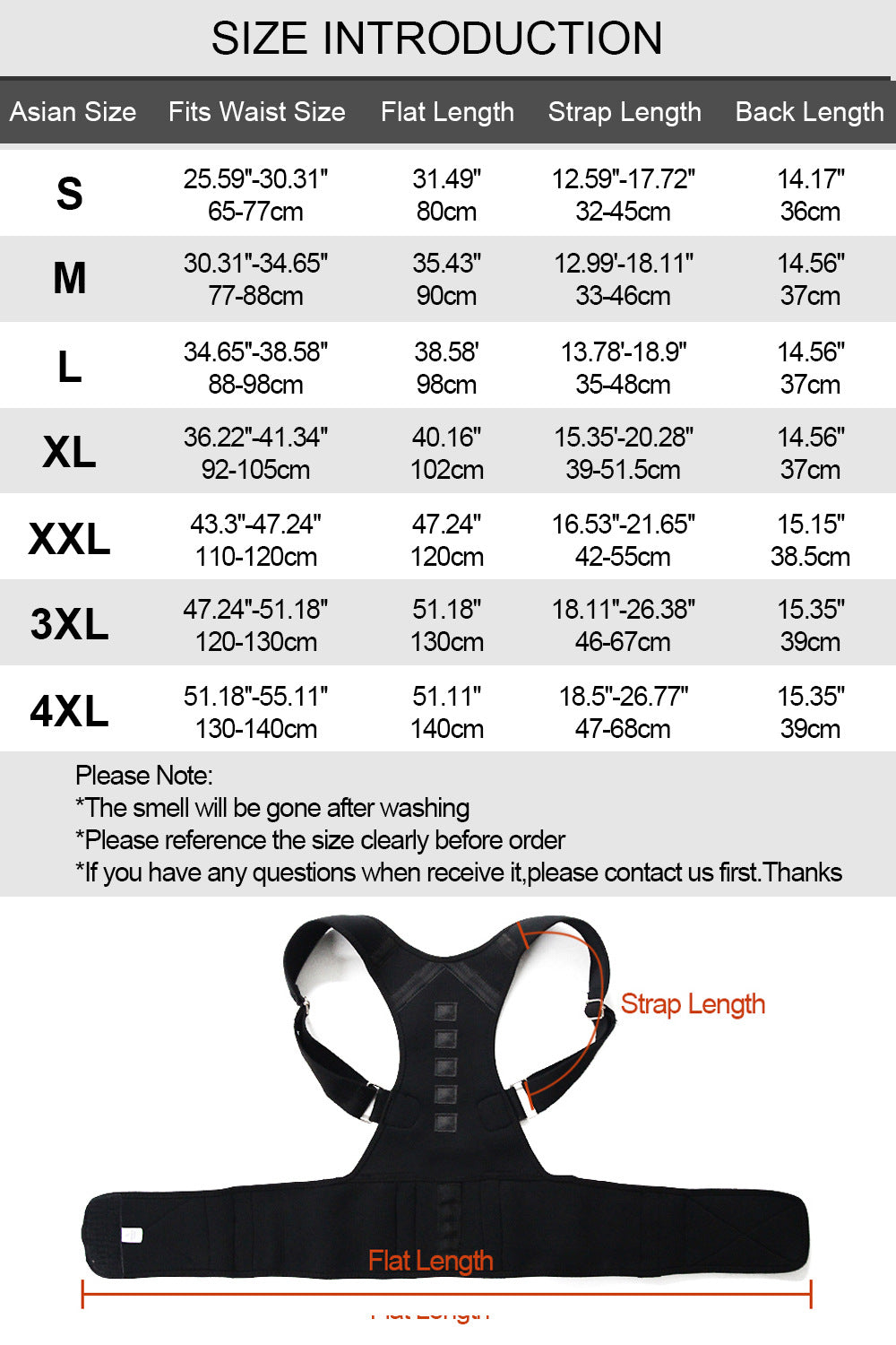 Reinforced Belt Lumbar Column Posture Corrector Vest
