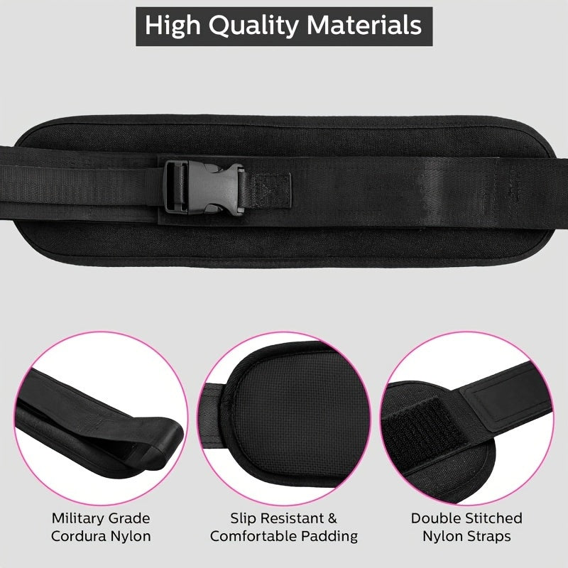 Weight-bearing Belt Weighted Waist Trainer Belt - Adjustable Resistance Ergonomic Design Workout Hip Thrust Hip Training Belt