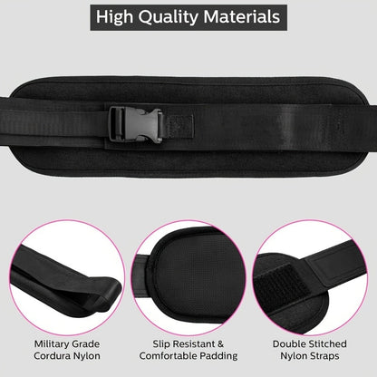 Weight-bearing Belt Weighted Waist Trainer Belt - Adjustable Resistance Ergonomic Design Workout Hip Thrust Hip Training Belt