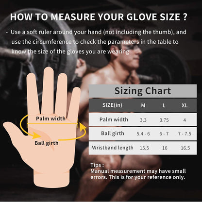 Body Building Weightlifting Gym Hand Wrist Palm Protector Gloves