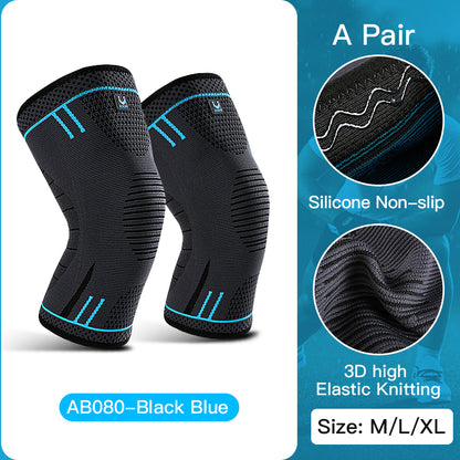 Compression Knee Support Sleeve Elastic Breathable Knee Pads