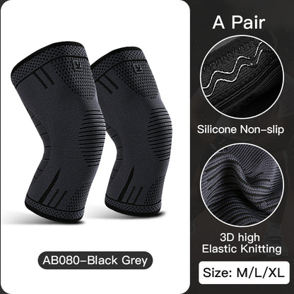 Compression Knee Support Sleeve Elastic Breathable Knee Pads