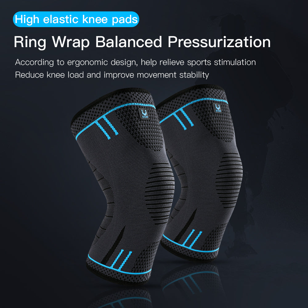 Compression Knee Support Sleeve Elastic Breathable Knee Pads