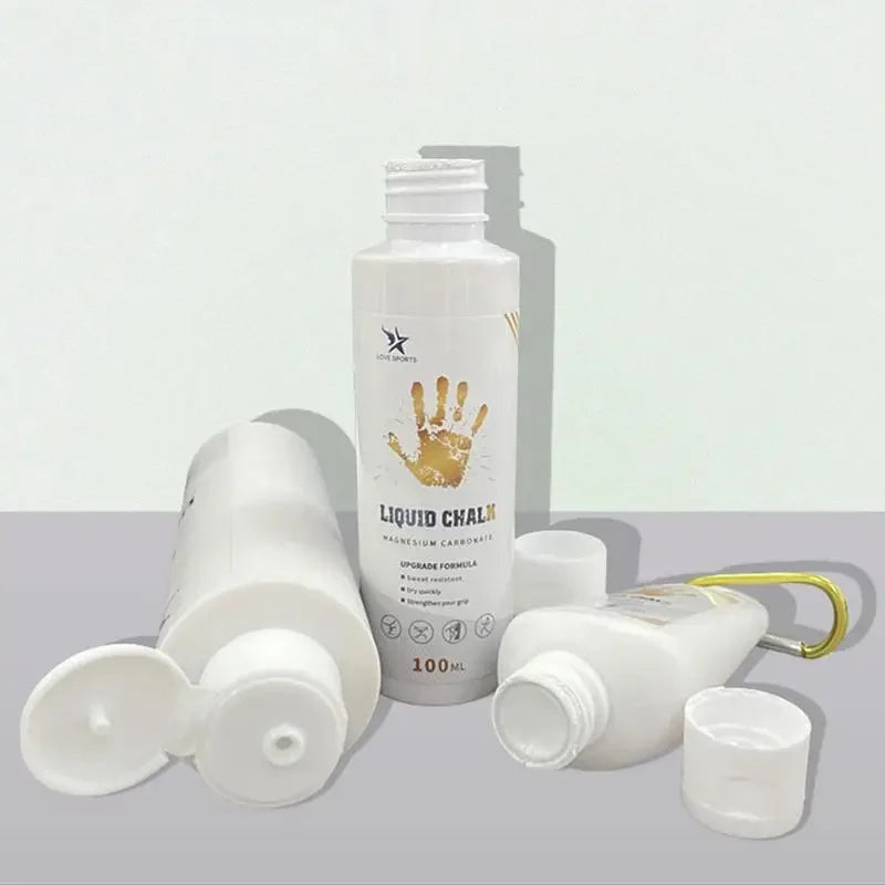 NEW 50/100/200ml Liquid Chalk Sports Magnesium Powder Fitness Weight Lifting Anti Slip Cream