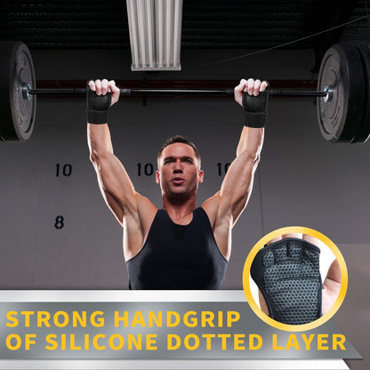Body Building Weightlifting Gym Hand Wrist Palm Protector Gloves