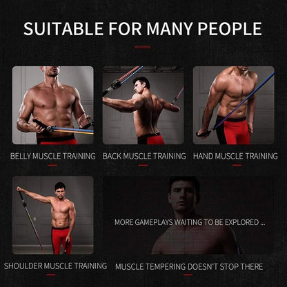 Resistance Bands With Handles for Workout For Men & Women, Strength Training Equipment At Home