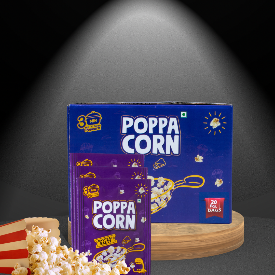 Instant Popcorn pouches naturally salted , 35g X 20 = 700g