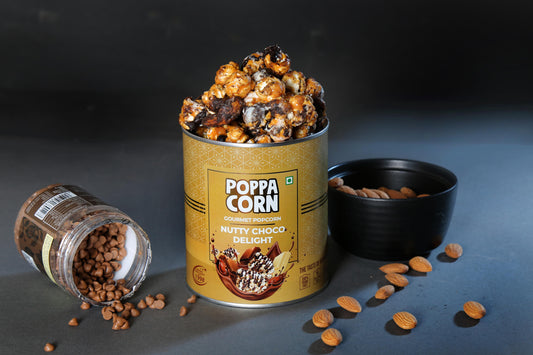 Gourmet Popcorn Nutty Choco Delight , Tin-150g